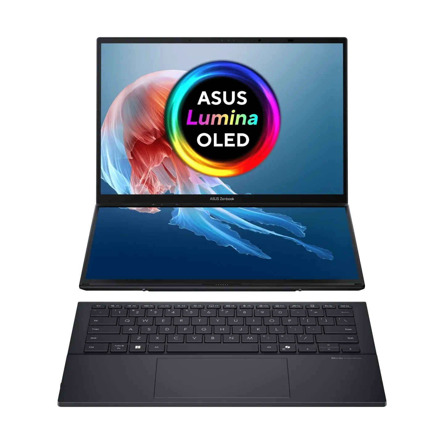 Asus | Zenbook Duo UX8406CA-QL287W | Inkwell Gray | 14 " | OLED | Touchscreen | FHD | 1920 x 1200 pixels | Intel Core Ultra 7 | 