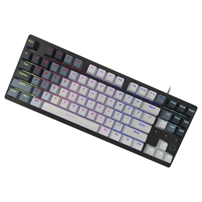 Lorgar Azar 514TKL, Wired RGB mechanical gaming keyboard, white, EN layout