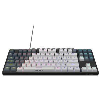 Lorgar Azar 514TKL, Wired RGB mechanical gaming keyboard, white, EN layout