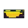 Lorgar KBP7075W, Wireless 75% Mechanical Gaming Keyboard Pro, Black/yellow, EN layout