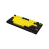 Lorgar KBP7075W, Wireless 75% Mechanical Gaming Keyboard Pro, Black/yellow, EN layout
