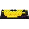 Lorgar KBP7075W, Wireless 75% Mechanical Gaming Keyboard Pro, Black/yellow, EN layout