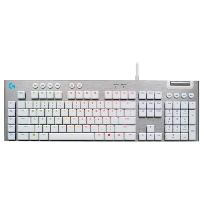 Logitech G815 LIGHTSPEED RGB Mechanical Gaming Keyboard – GL Tactile - WHITE - PAN - USB - NORDIC-613 - TACTILE SWITCH