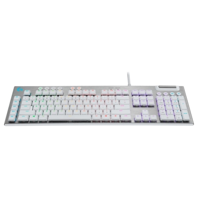 Logitech G815 LIGHTSPEED RGB Mechanical Gaming Keyboard – GL Tactile - WHITE - PAN - USB - NORDIC-613 - TACTILE SWITCH