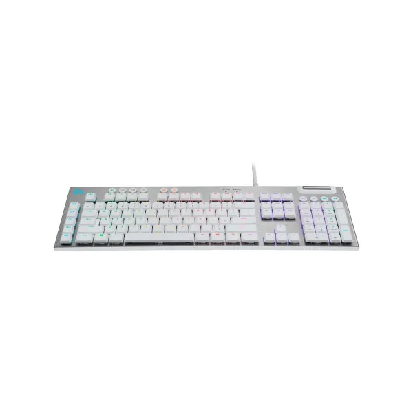 Logitech G815 LIGHTSPEED RGB Mechanical Gaming Keyboard – GL Tactile - WHITE - PAN - USB - NORDIC-613 - TACTILE SWITCH