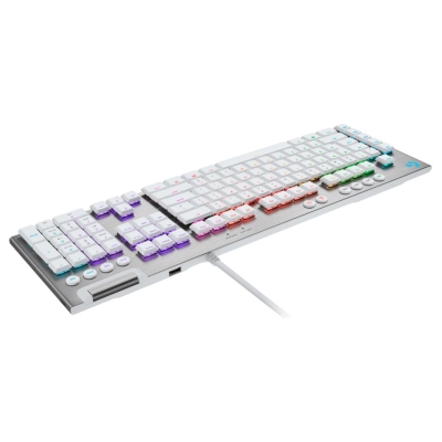 Logitech G815 LIGHTSPEED RGB Mechanical Gaming Keyboard – GL Tactile - WHITE - PAN - USB - NORDIC-613 - TACTILE SWITCH