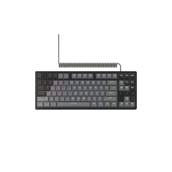 Lorgar Azar 514TKL, Wired RGB mechanical gaming keyboard, black, EN layout