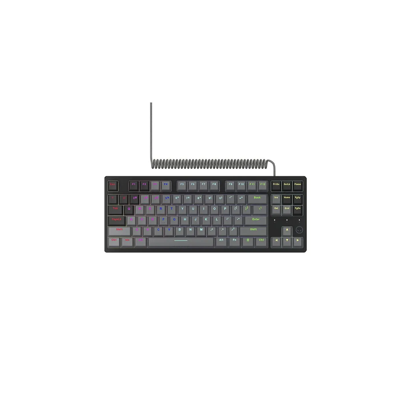 Lorgar Azar 514TKL, Wired RGB mechanical gaming keyboard, black, EN layout