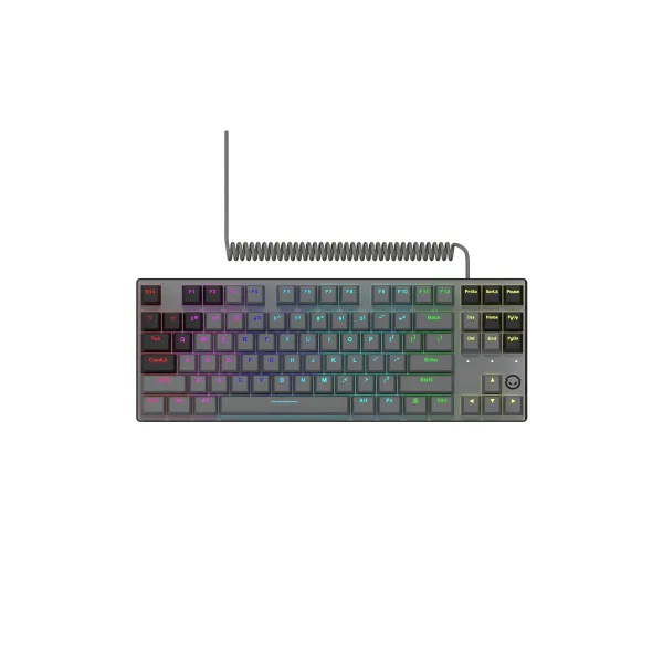 Lorgar Azar 514TKL, Wired RGB mechanical gaming keyboard, black, EN layout