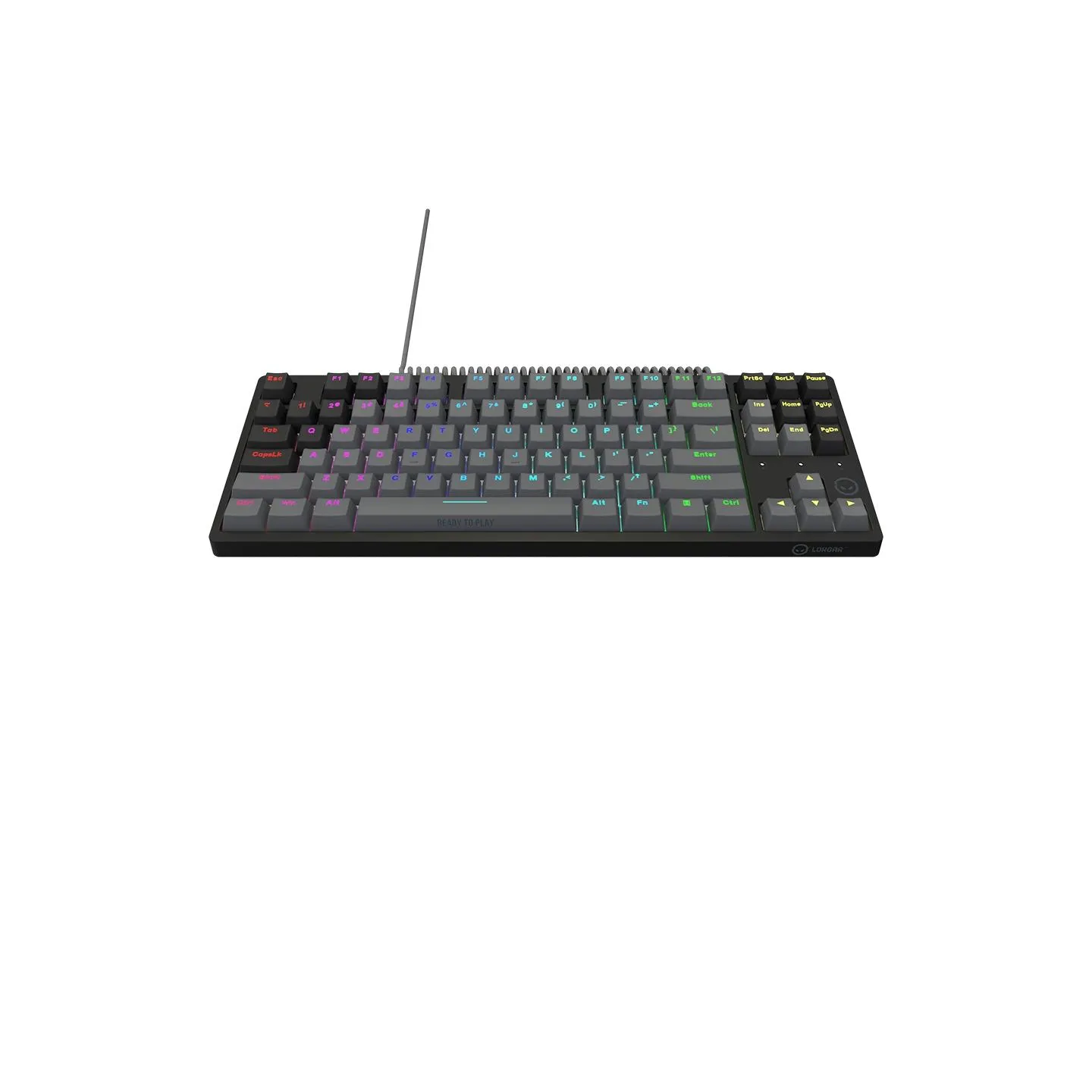 Lorgar Azar 514TKL, Wired RGB mechanical gaming keyboard, black, EN layout
