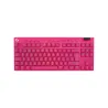 Logitech G PRO X TKL LIGHTSPEED Mechanical Gaming Keyboard - MAGENTA - US INT'l - TACTILE