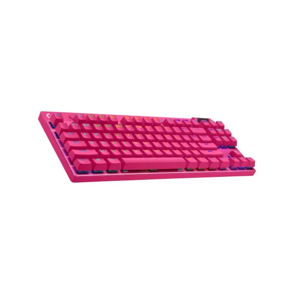 Logitech G PRO X TKL LIGHTSPEED Mechanical Gaming Keyboard - MAGENTA - US INT'l - TACTILE