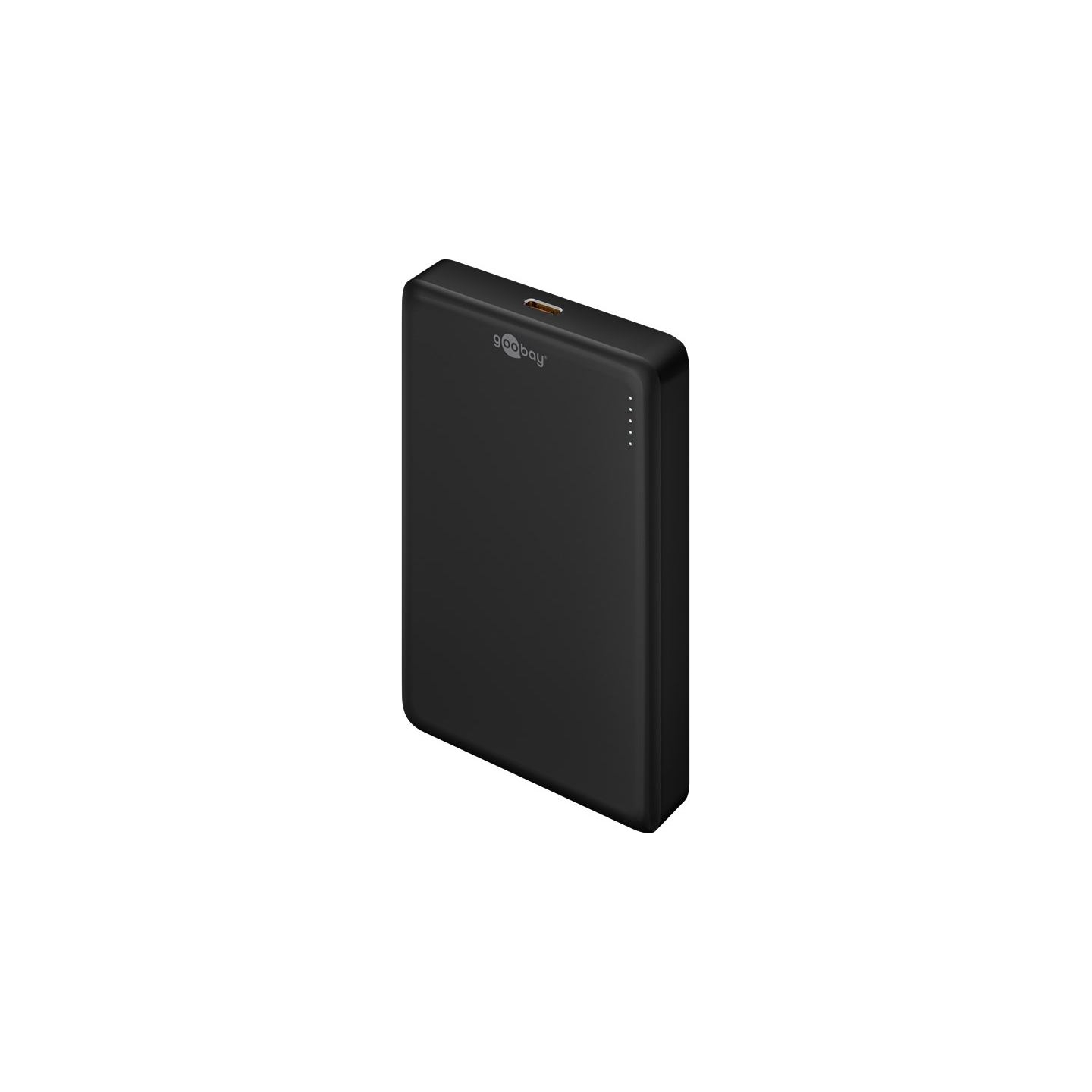 Goobay Magnetic Wireless Power Bank | 70183 | 10000 mAh | USB-C | Black