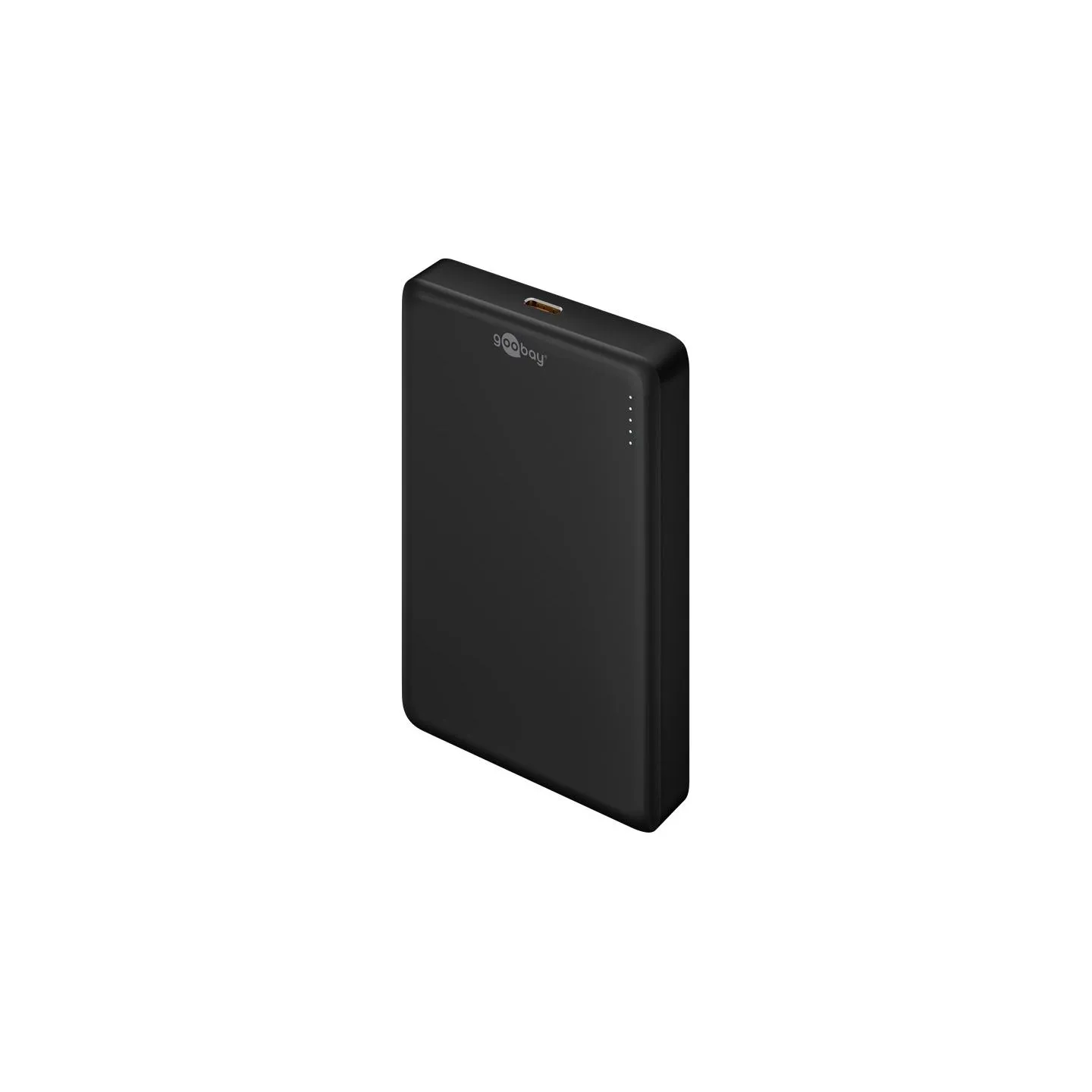 Goobay Magnetic Wireless Power Bank | 70183 | 10000 mAh | USB-C | Black