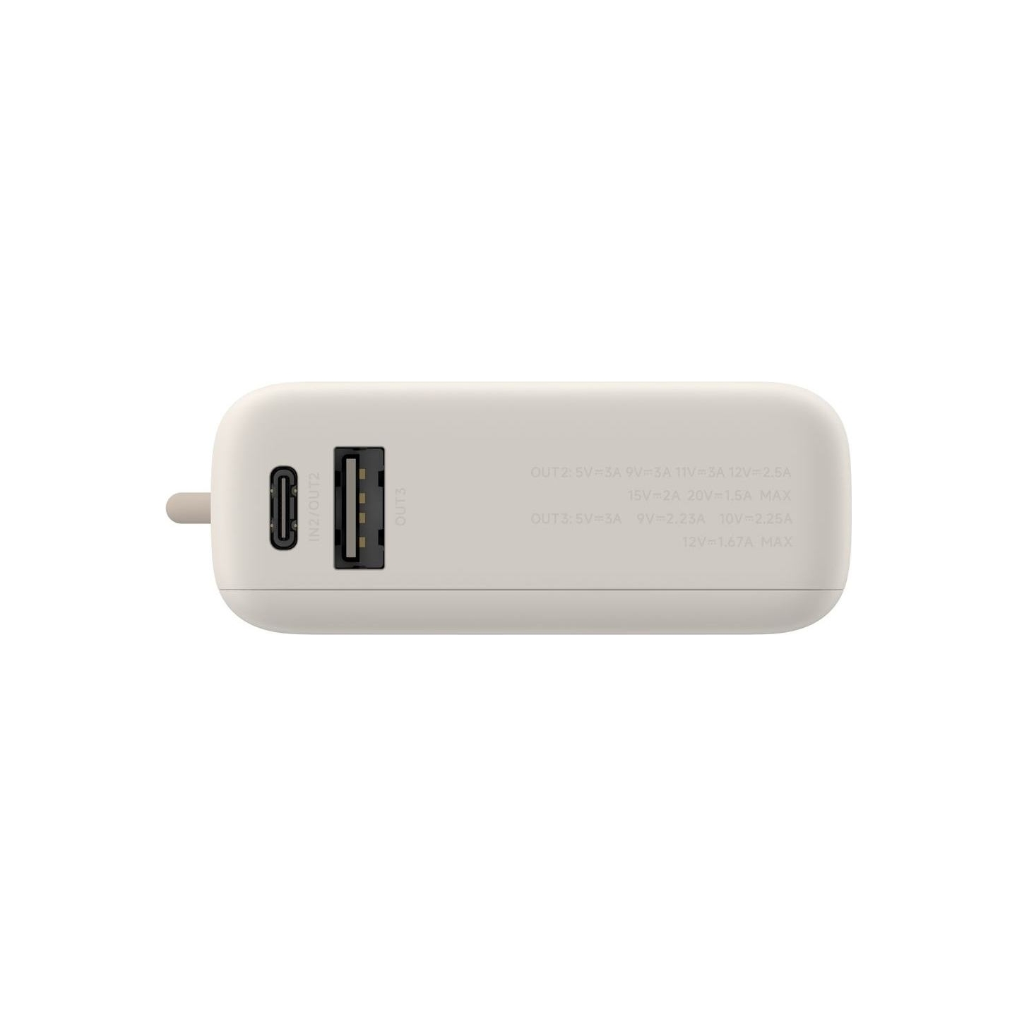 Xiaomi 33W Power Bank (Integrated Cable) | 10000 mAh | USB-C | Tan
