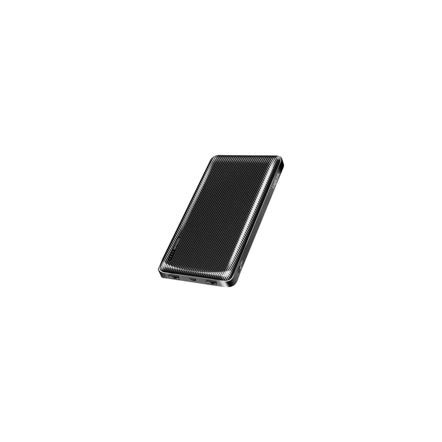 Logilink Power bank, Li-Po, 2x USB-A, USB-C | PA0316 | 10000 mAh | Black