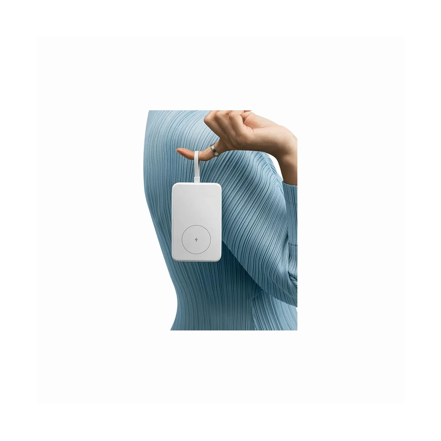 Xiaomi 33W Magnetic Power Bank 10000mAh (Integrated Cable) | 10000 mAh | White