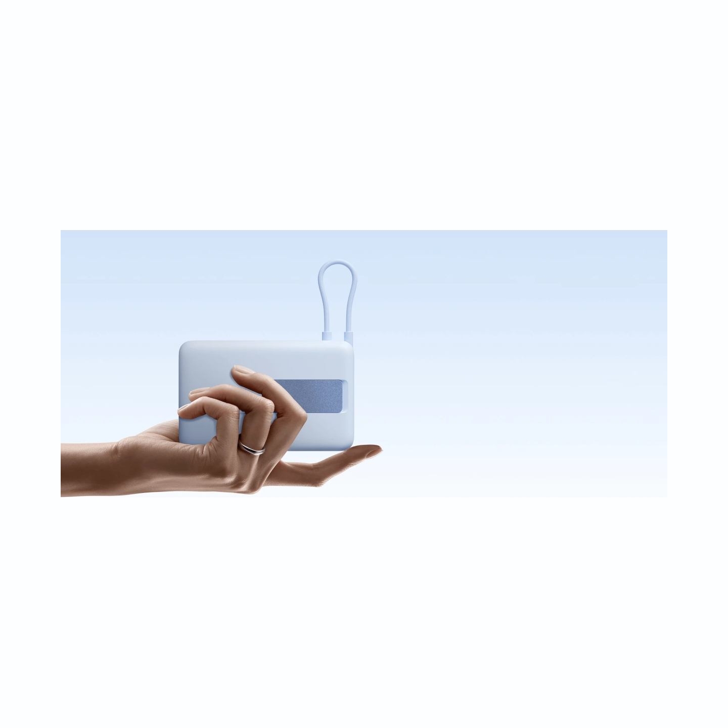 Xiaomi Magnetic Power Bank 10000 with Built-in | 10000 mAh | Blue