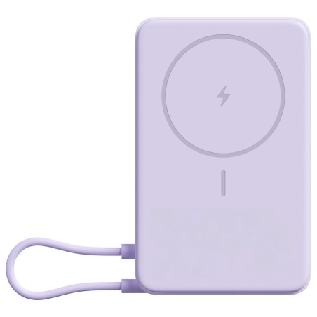 Xiaomi Magnetic Power Bank 10000 with Built-in | 10000 mAh | Purple