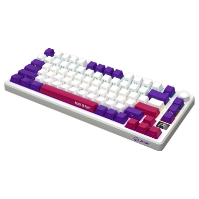 Lorgar KBP7075W, Wireless 75% Mechanical Gaming Keyboard Pro, White, EN layout