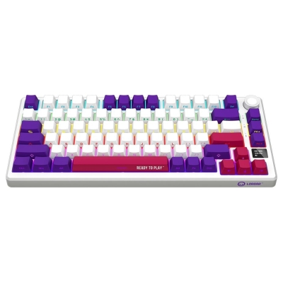 Lorgar KBP7075W, Wireless 75% Mechanical Gaming Keyboard Pro, White, EN layout