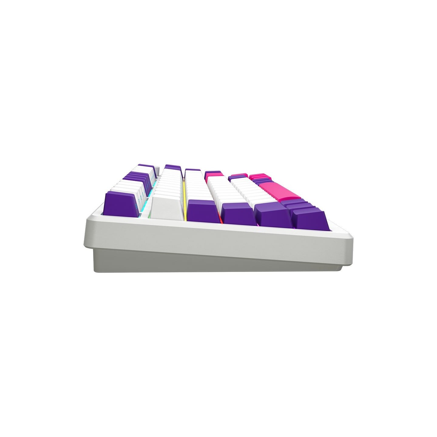 Lorgar KBP7075W, Wireless 75% Mechanical Gaming Keyboard Pro, White, EN layout