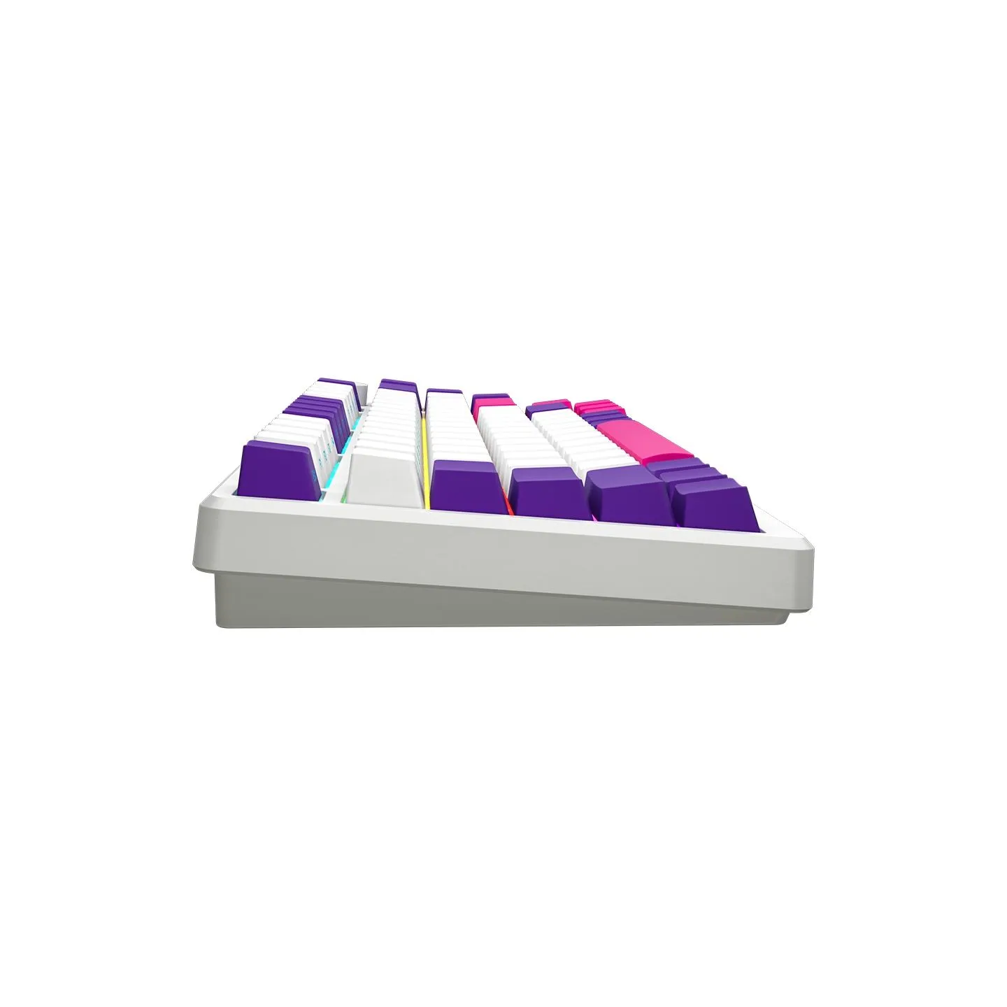 Lorgar KBP7075W, Wireless 75% Mechanical Gaming Keyboard Pro, White, EN layout