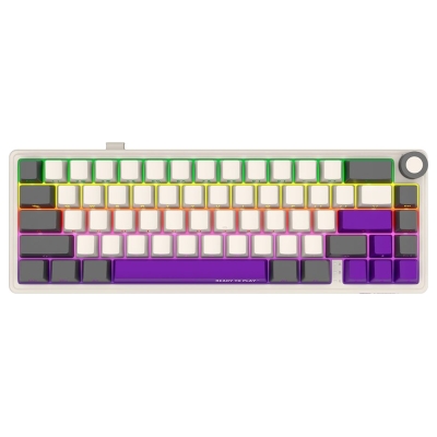 Lorgar KBP70MW, Wireless 65% Mechanical Gaming Keyboard Pro, Beige, EN layout