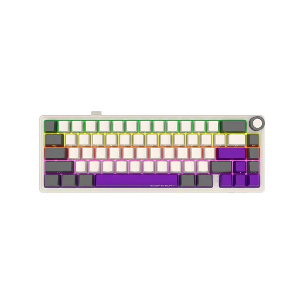 Lorgar KBP70MW, Wireless 65% Mechanical Gaming Keyboard Pro, Beige, EN layout