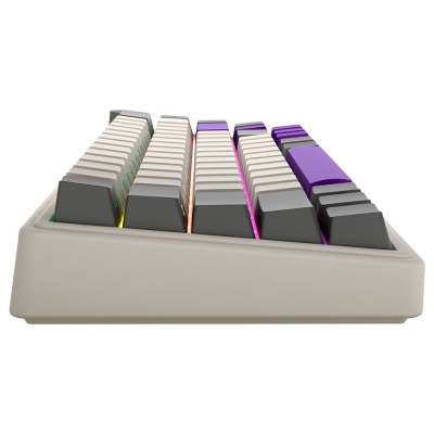 Lorgar KBP70MW, Wireless 65% Mechanical Gaming Keyboard Pro, Beige, EN layout