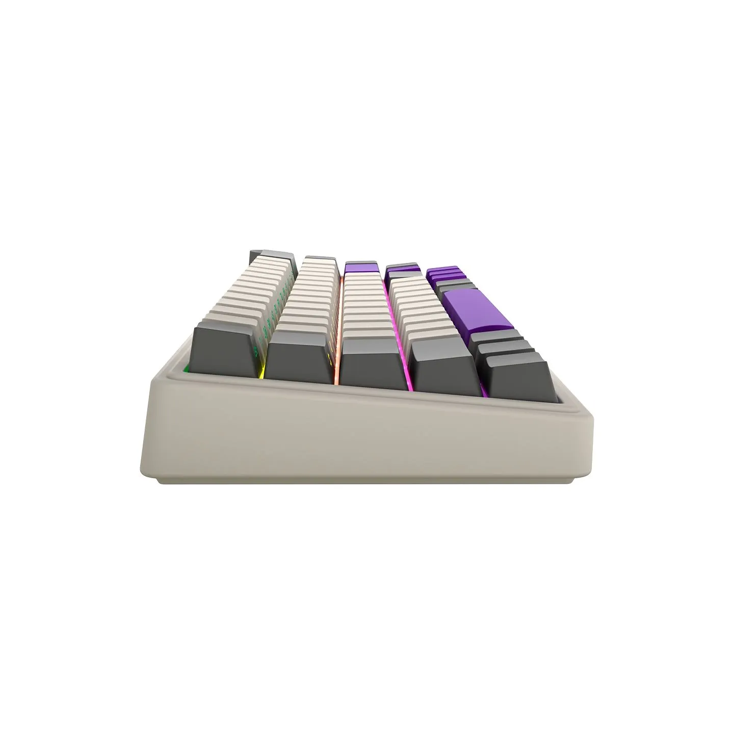 Lorgar KBP70MW, Wireless 65% Mechanical Gaming Keyboard Pro, Beige, EN layout