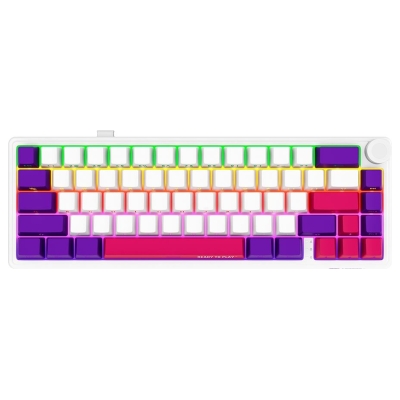 Lorgar KBP70MW, Wireless 65% Mechanical Gaming Keyboard Pro, White, EN layout