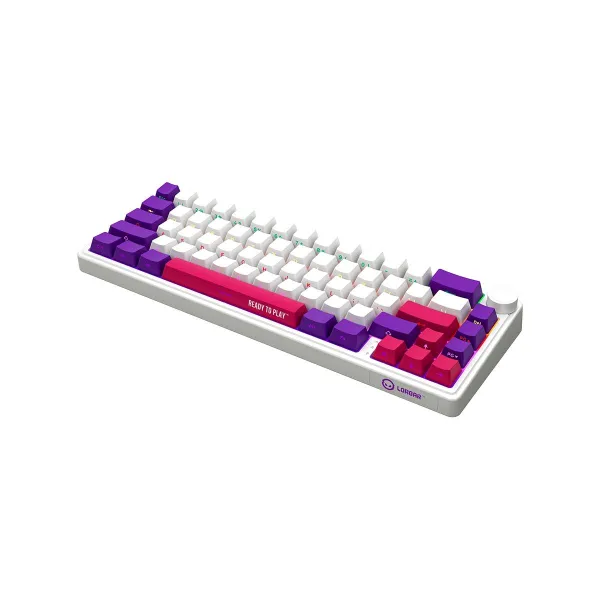 Lorgar KBP70MW, Wireless 65% Mechanical Gaming Keyboard Pro, White, EN layout
