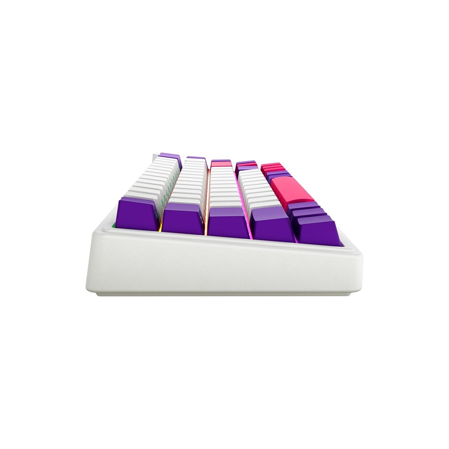 Lorgar KBP70MW, Wireless 65% Mechanical Gaming Keyboard Pro, White, EN layout