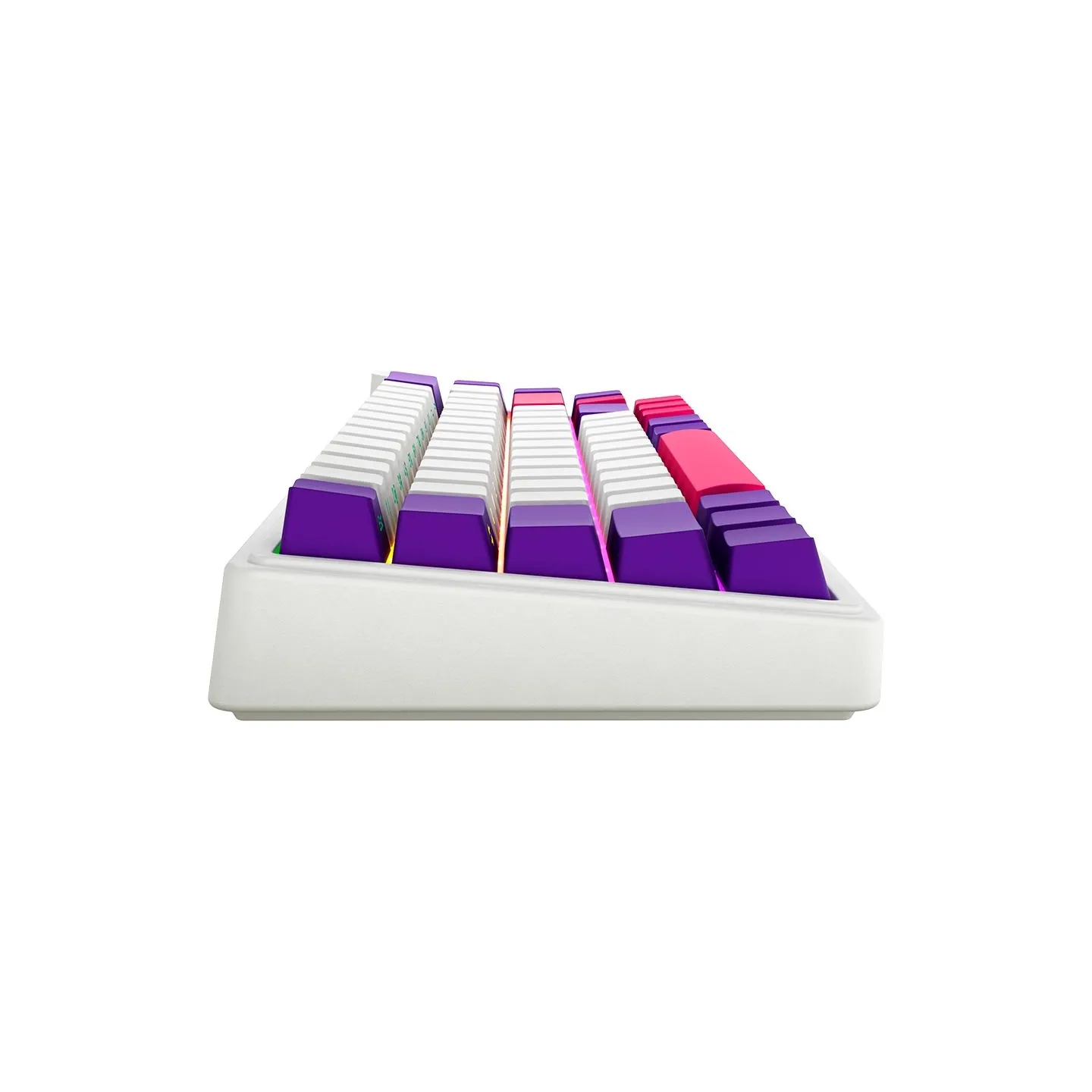 Lorgar KBP70MW, Wireless 65% Mechanical Gaming Keyboard Pro, White, EN layout