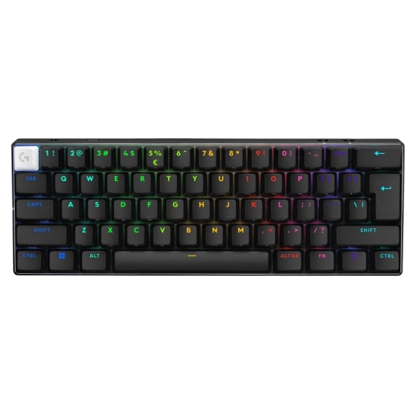 Logitech PRO X 60 LIGHTSPEED Wireless Gaming Keyboard (Tactile) - BLACK - PAN - 2.4GHZ/BT - EMEA28i-935 - TACTILE SWITCH