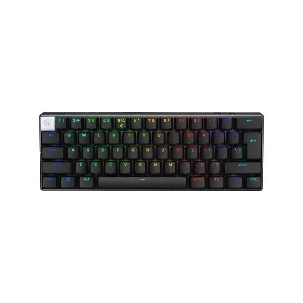Logitech PRO X 60 LIGHTSPEED Wireless Gaming Keyboard (Tactile) - BLACK - PAN - 2.4GHZ/BT - EMEA28i-935 - TACTILE SWITCH