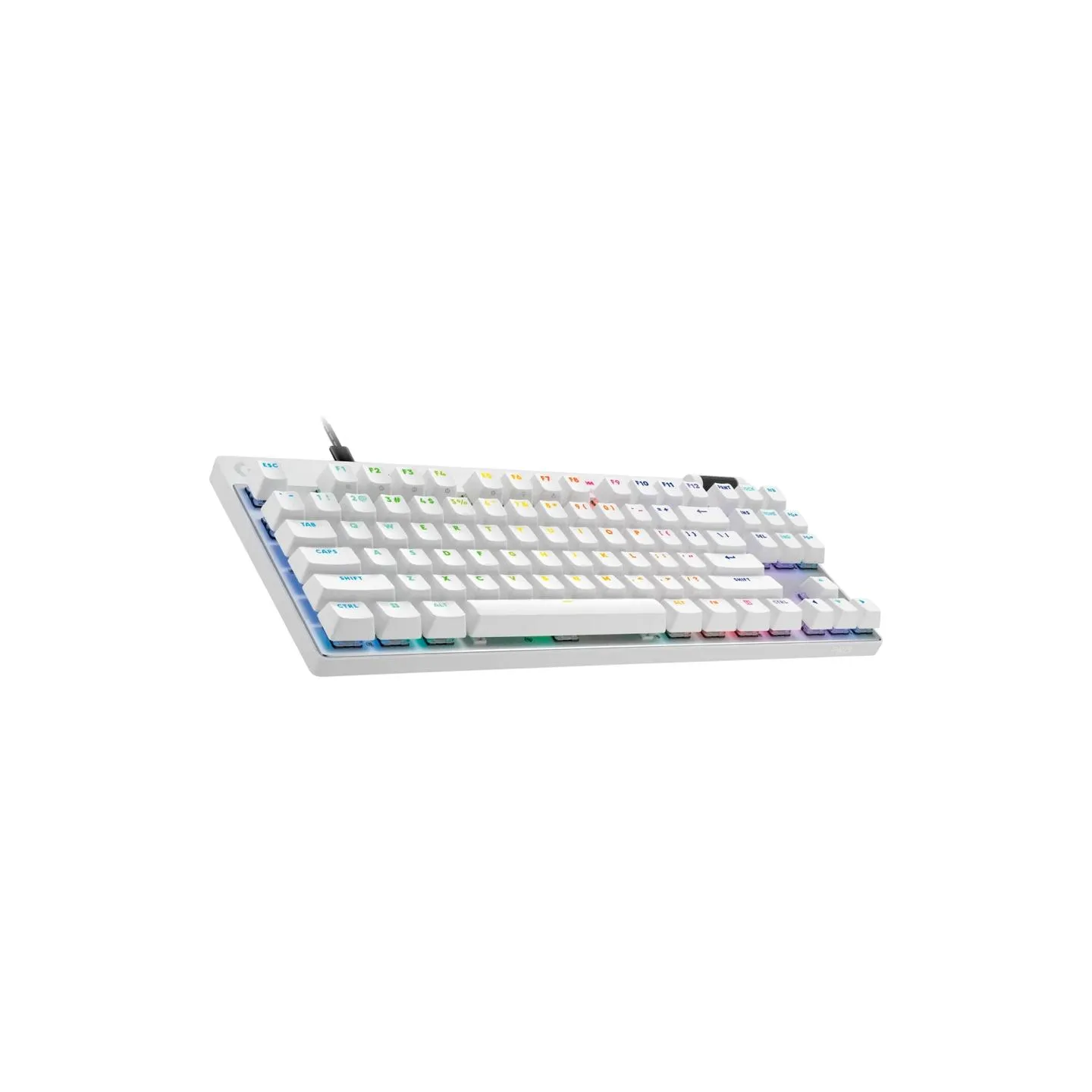 Logitech G PRO X TKL RAPID Gaming Keyboard - WHITE - US INT'L - USB - EMEA28i-935 - LINEAR