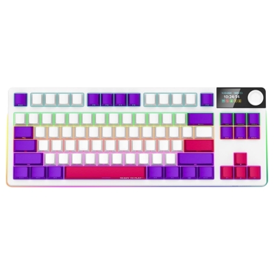 Lorgar KBP70TKLW, Wireless TKL Mechanical Gaming Keyboard Pro, White, EN layout