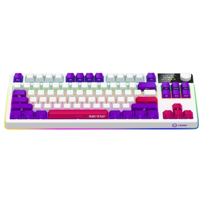 Lorgar KBP70TKLW, Wireless TKL Mechanical Gaming Keyboard Pro, White, EN layout