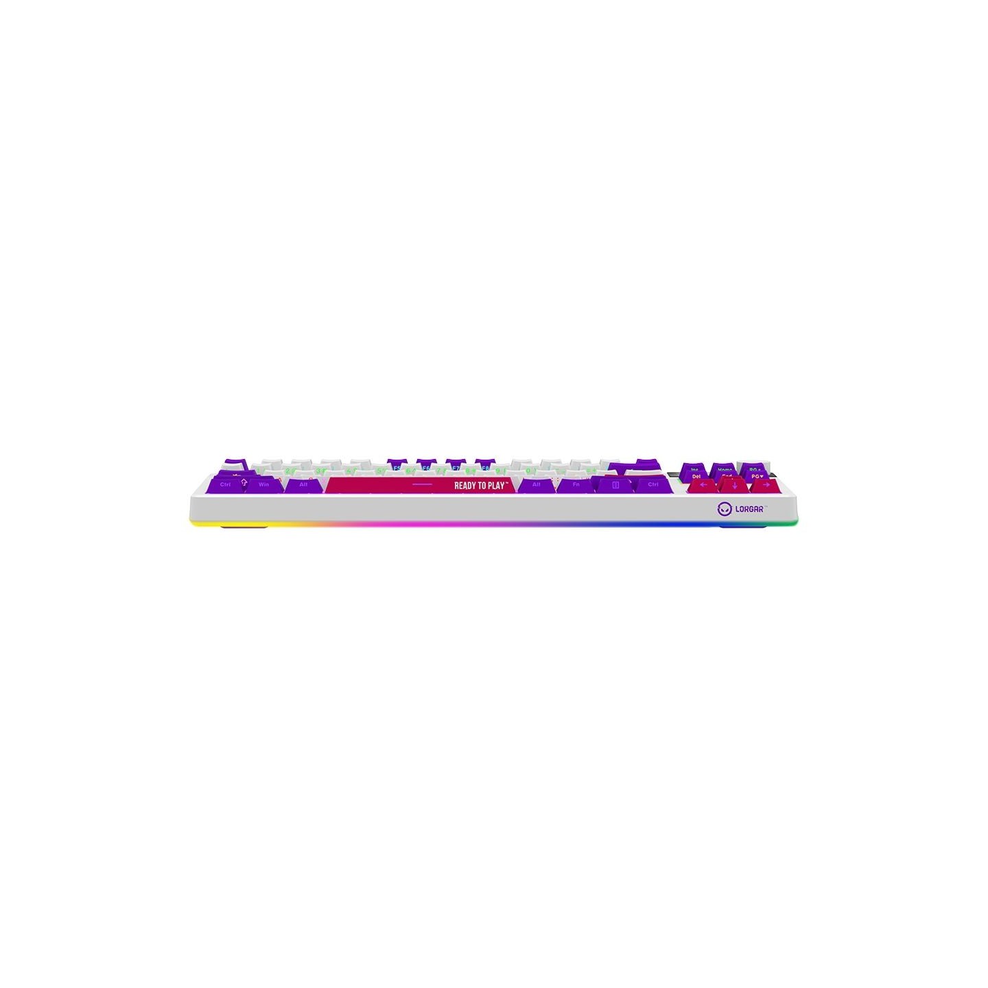 Lorgar KBP70TKLW, Wireless TKL Mechanical Gaming Keyboard Pro, White, EN layout