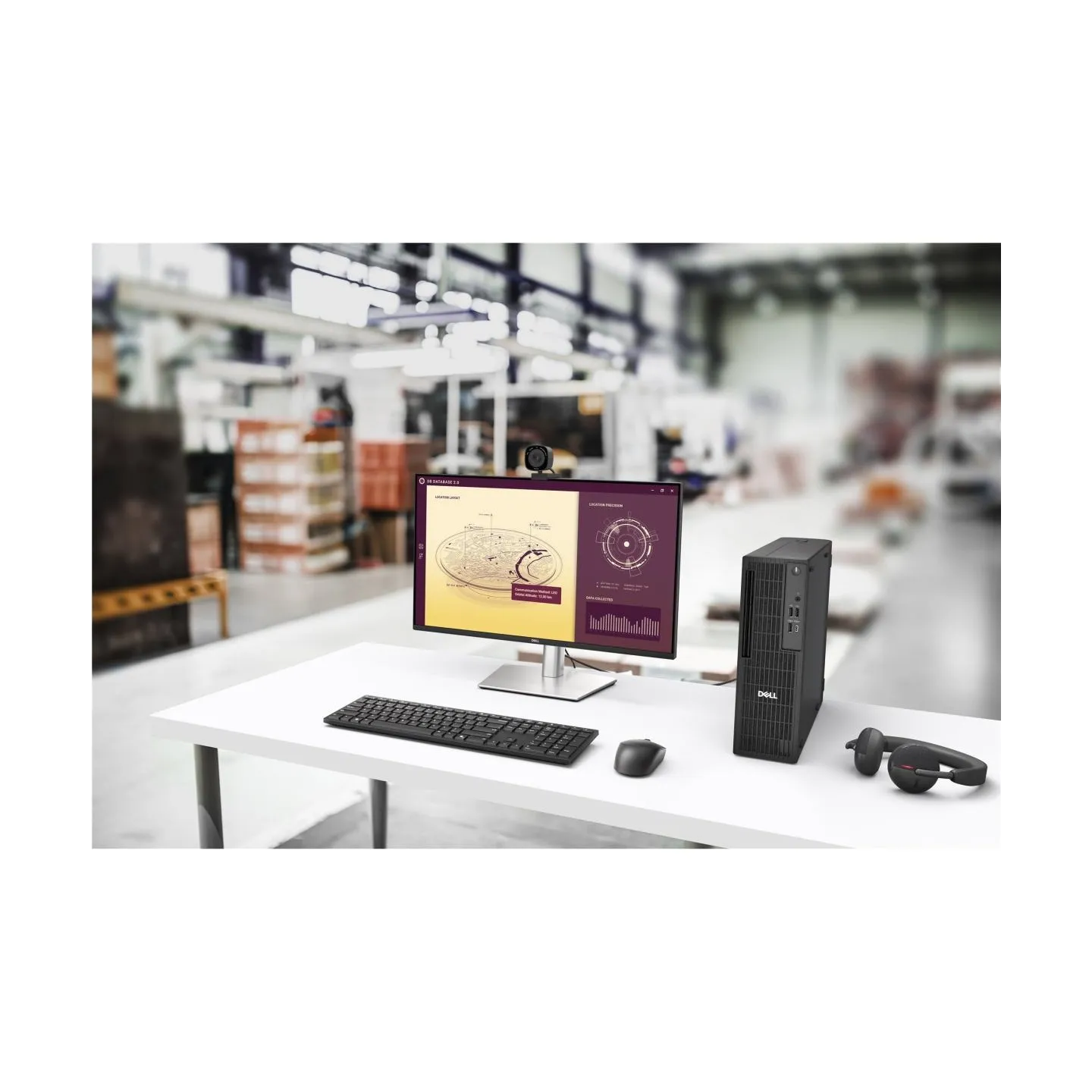 Dell QCS1255 | Pro | Desktop | Slim | AMD Ryzen 7 | 8700G | Internal memory 16 GB | DDR5 | 512 GB | Intel Integrated Graphics | 