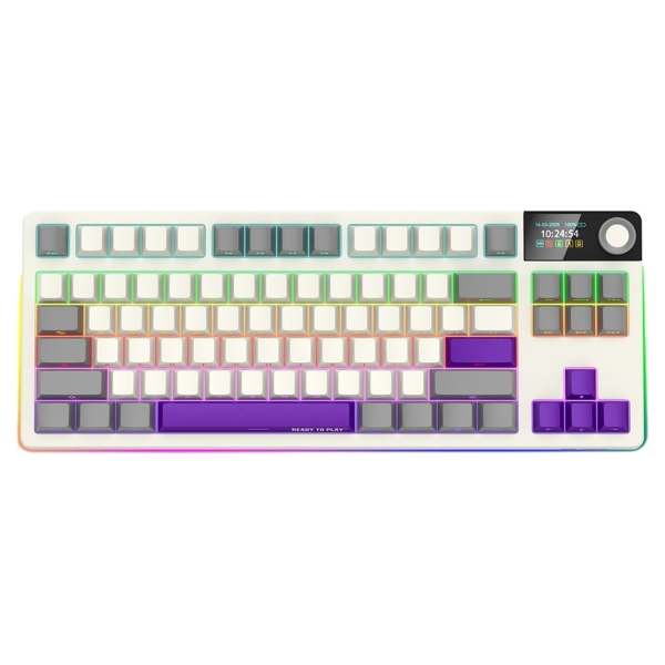 Lorgar KBP70TKLW, Wireless TKL Mechanical Gaming Keyboard Pro, Beige, EN layout