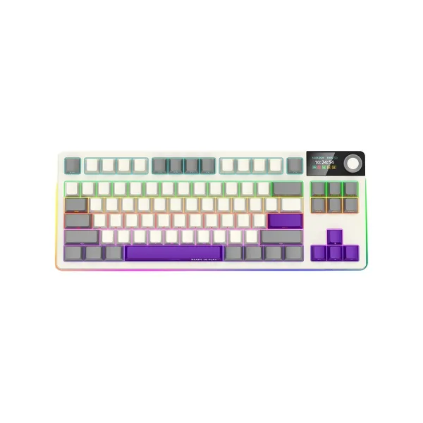 Lorgar KBP70TKLW, Wireless TKL Mechanical Gaming Keyboard Pro, Beige, EN layout