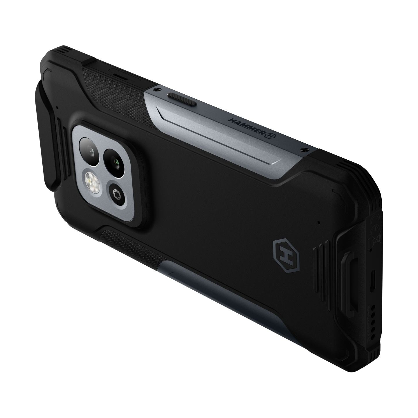 Hammer | Construction | 2 5G | Silver | 6.58 " | IPS | 1080 x 2408 pixels | Mediatek | Dimensity 6300 | Internal RAM 6 GB | 128 
