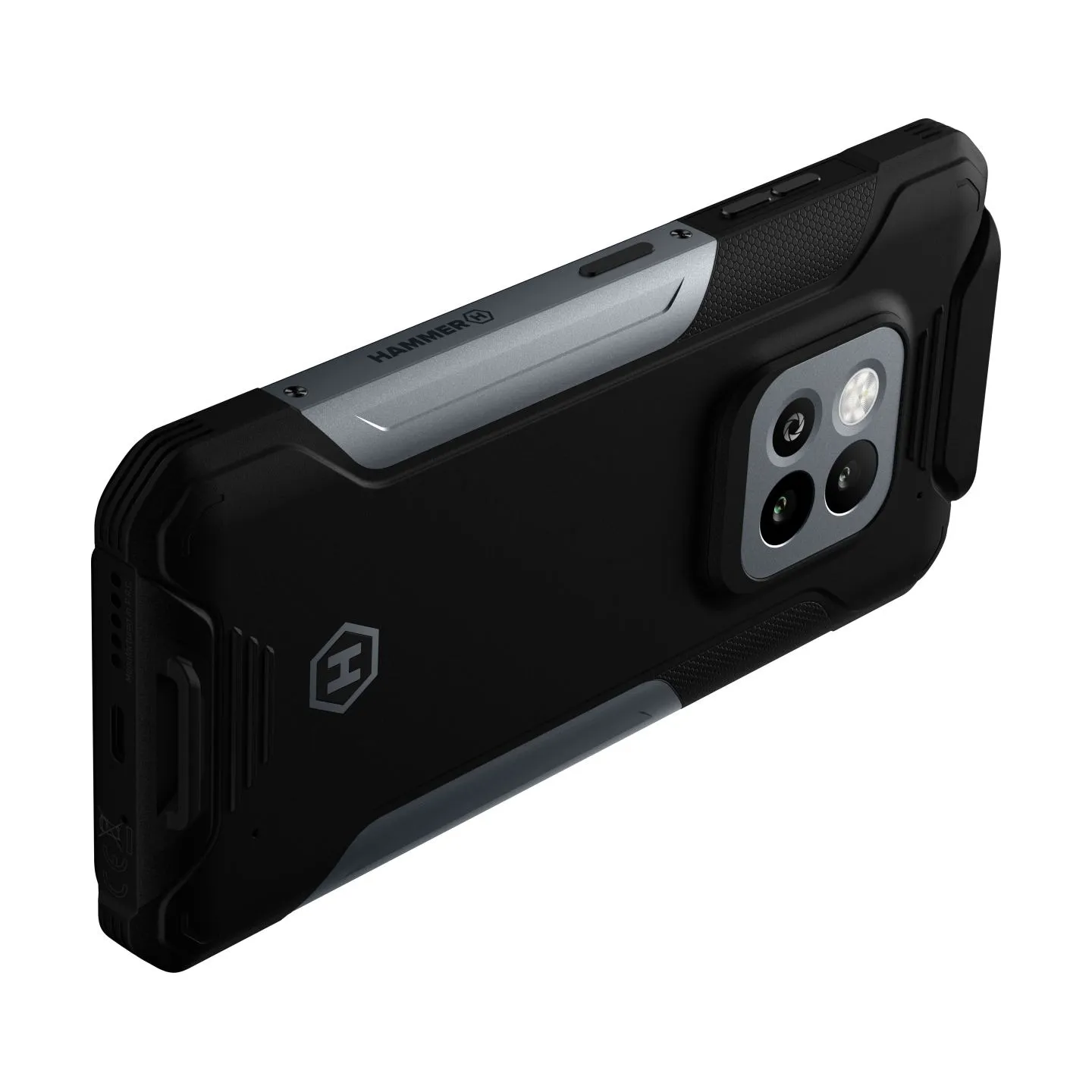 Hammer | Construction | 2 5G | Silver | 6.58 " | IPS | 1080 x 2408 pixels | Mediatek | Dimensity 6300 | Internal RAM 6 GB | 128 
