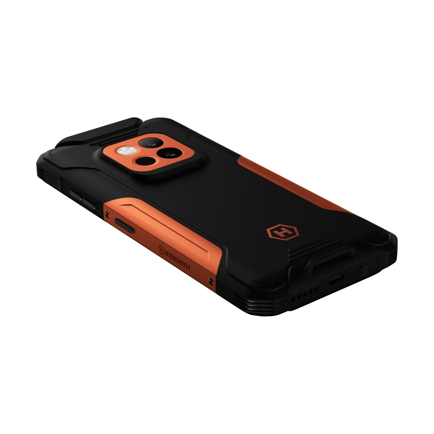 Hammer | Construction | 2 Thermal 5G | Orange | 6.58 " | IPS | 1080 x 2408 pixels | Mediatek | Dimensity 6300 | Internal RAM 8 G