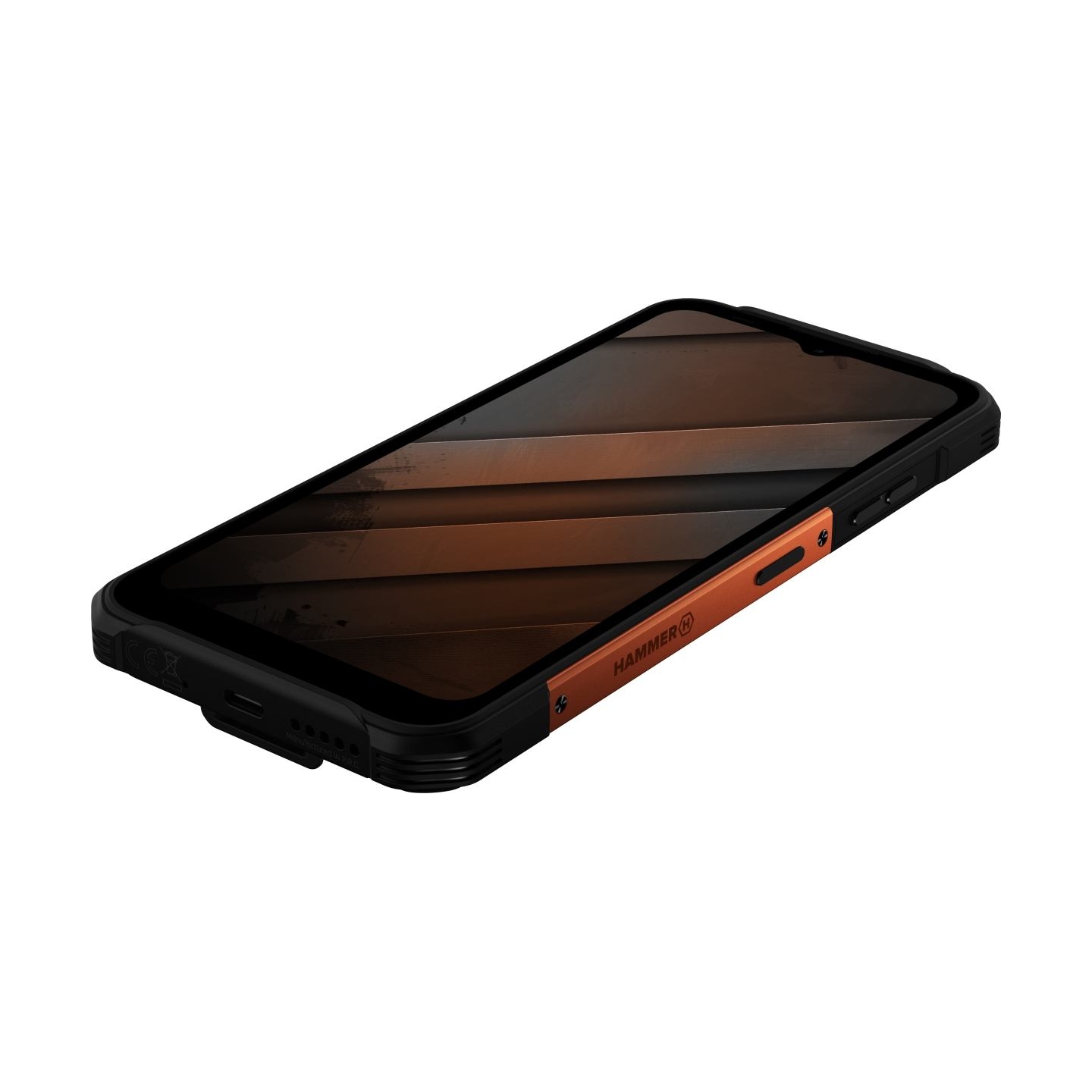 Hammer | Construction | 2 Thermal 5G | Orange | 6.58 " | IPS | 1080 x 2408 pixels | Mediatek | Dimensity 6300 | Internal RAM 8 G