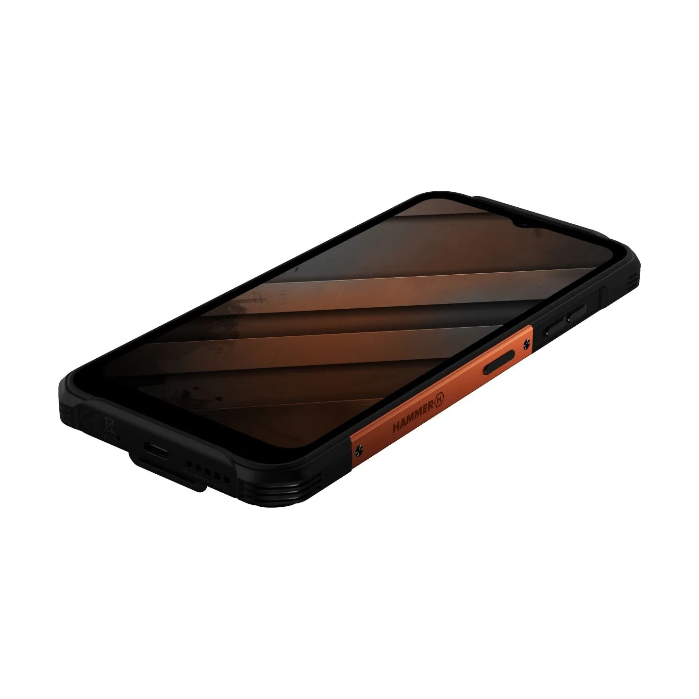 Hammer | Construction | 2 Thermal 5G | Orange | 6.58 " | IPS | 1080 x 2408 pixels | Mediatek | Dimensity 6300 | Internal RAM 8 G