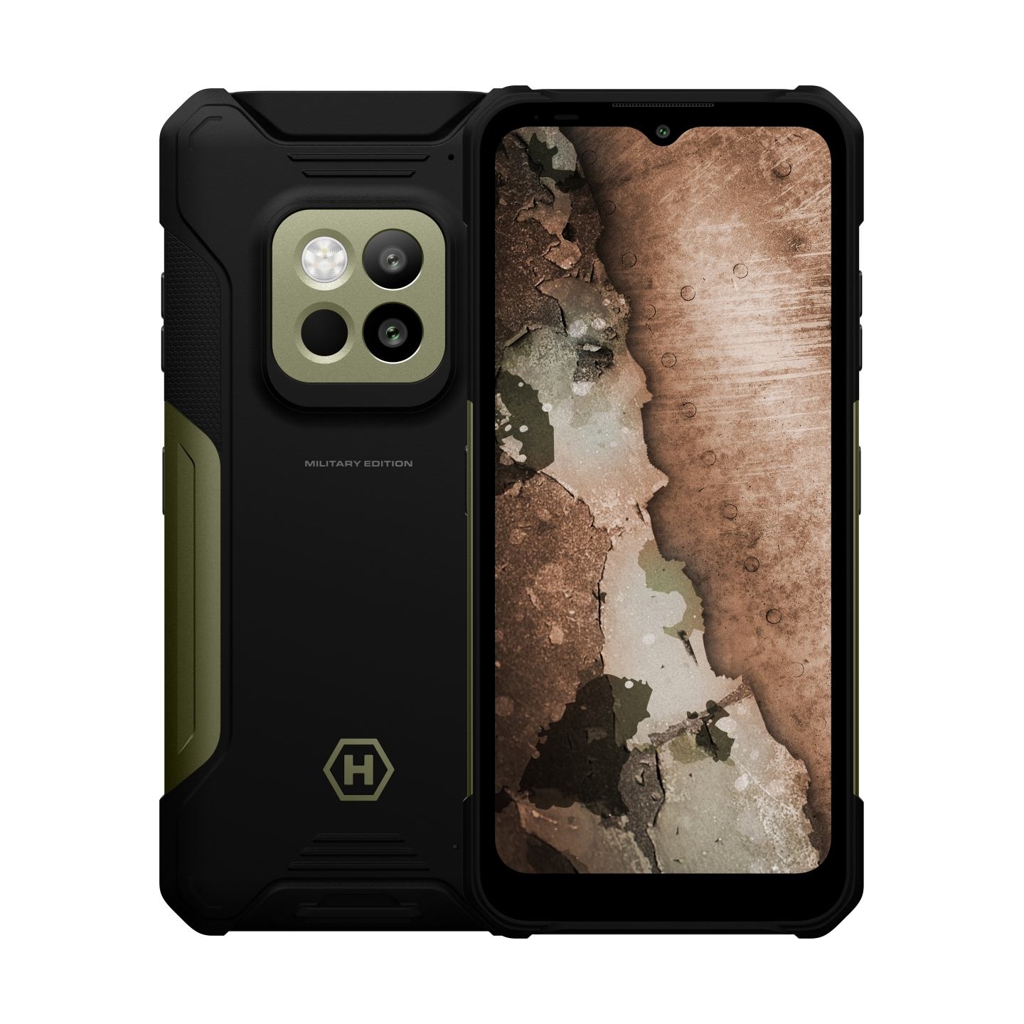 Hammer | Construction | 2 Thermal 5G Military Edition | Green | 6.58 " | IPS | 1080 x 2408 pixels | Mediatek | Dimensity 6300 | 